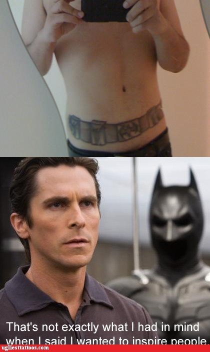 batman Image Stomach tattoos - 6527446016