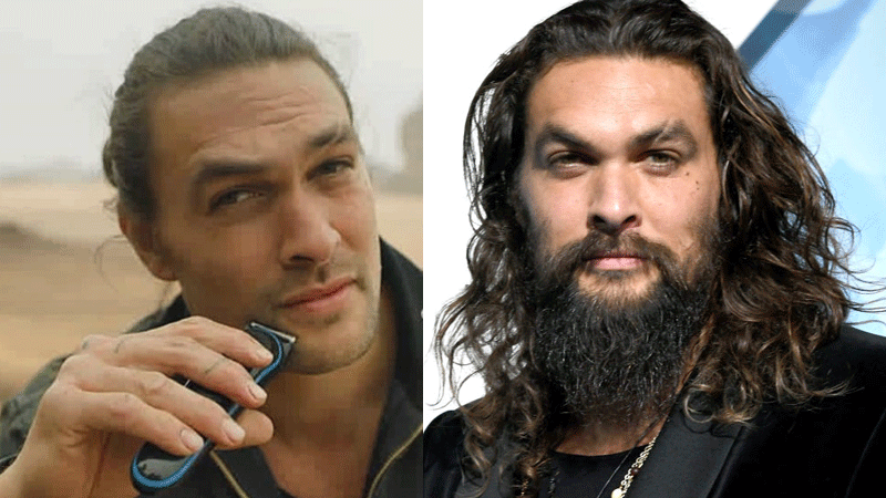 Jason Momoa shaves signature beard for the environment and fans are shook