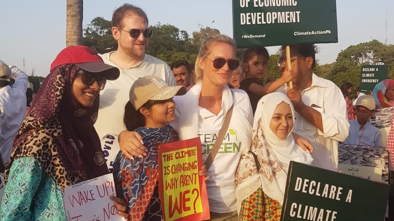 Pakistani celebrities join the Climate March