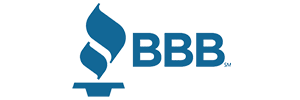 A logo of Better Business Bureau