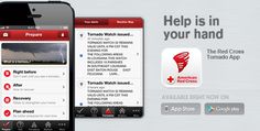 Red Cross Tornado App Tornado Preparedness Kit, Tornado Prep, Tornado Safety Tips, Tornado Safety, Storm Preparedness, Tornado Warning, Emergency Plan, American Red Cross, App For Iphone