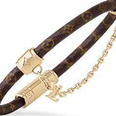 LOUIS VUITTON® - Chain It Bracelet - Brown Louis Vuitton Accessories Louis Vuitton Official, Luxury Chain Bracelet, Keep It Twice Monogram Bracelet Louis Vuitton, Lv Volt Bracelet, Louis Vuitton Chain, Pandora Bracelet Charms Ideas, Louis Vuitton Gifts, Louis Vuitton Official Website, Luxury Bracelet