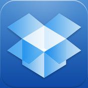 an app icon with the image of a box in it's center, on a blue background