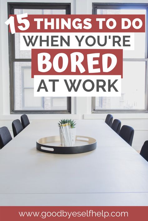 Bored at work? Check out these productive things to do when you're bored at work so you can make sure to be productive at work and find other things to do at work when you have nothing to do. Bored At Work Things To Do When, Things To Do At Work When Bored, How To Make Work Fun, Fun Things To Do After Work, Boredom Busters For Adults, Things To Do After Work, Productive At Work, Office Productivity, Am Bored