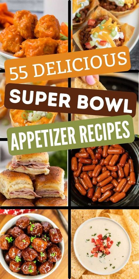 Football Food Appetizers, Superbowl Food Appetizers, Super Bowl Appetizers, Hosting Hacks, Easy Super Bowl, Football Party Foods, Bowl Party Food, Superbowl Appetizers, Football Party Food