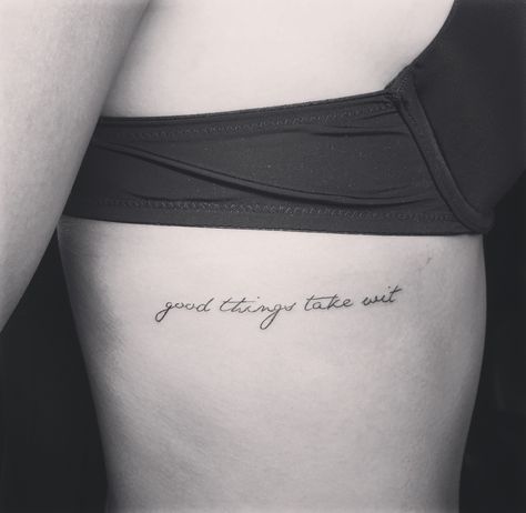 Underboob Quote Tattoo, Underboob Tattoo Quote, Side Breast Tattoo, Breast Quotes, Rib Tattoos Words, Tattoo Under Breast, Body Tattoo Design, Most Beautiful Engagement Rings, Phrase Tattoos