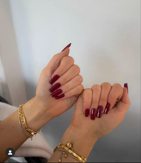 Sophia Tuxford, Wine Nails, Simple Fall Nails, Red Acrylic Nails, Ombre Acrylic Nails, Short Square Acrylic Nails, Burgundy Nails, Nails Only, Mobile Lightroom Presets