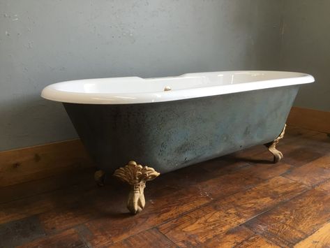 London Bathroom, Clawfoot Tub Bathroom, Freestanding Tubs, Cast Iron Bath, Cast Iron Tub, Tub Bathroom, Bath Renovation, Standing Bath, Main Bathroom