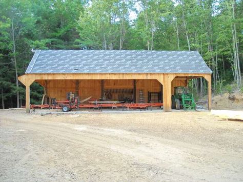 saw mill shed | Re: Sawmill Sheds Woodmizer Sawmill, Sawmill Shed, Sawmill Projects, Sawmill Lumber, Portable Saw Mill, Portable Sheds, Bandsaw Mill, Saw Mill, Chainsaw Mill