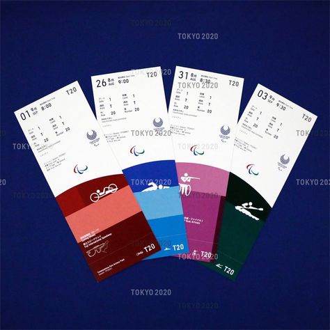 Game Tickets, Summer Olympic Games, Sport Games, Ticket Design, 2020 Olympics, Paralympic Games, Tokyo 2020, Tokyo Olympics, 2020 Design