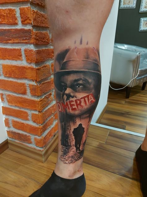 Omerta Tattoo, Skull Tattoo, Portrait Tattoo, Tattoo Ideas, Tattoos, Pins, Quick Saves