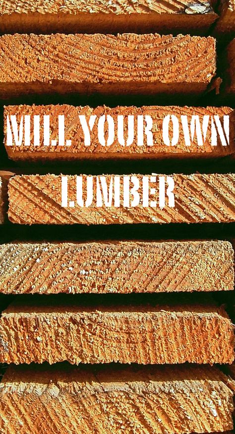 Milling your own boards, in your own workshop saves money and will give you more control over the wood you use to build. Milling Lumber, Milling Wood, Wood Milling Machine, Portable Saw Mill, Wood Lumber, Wood Mill, Saw Wood, Milling Machine, Woodworking Techniques