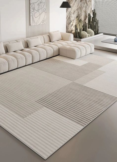 Modern Living Room Rug Placement Ideas, Modern Rugs for Dining Room, C – Art Painting Canvas Rugs Next To Bed, Rugs In Dining Room, Modern Rugs Texture, Living Room Rug Placement, Modern Floor Rugs, Large Modern Rugs, Floor Rugs Bedroom, Rug Placement, Rugs For Dining Room