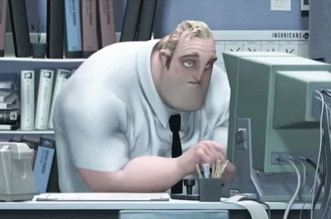 The Incredibles 2004, Stages Of Writing, Money Lessons, Sales Letter, Office Job, Bored At Work, Hey Man, Film D'animation, Clever Quotes