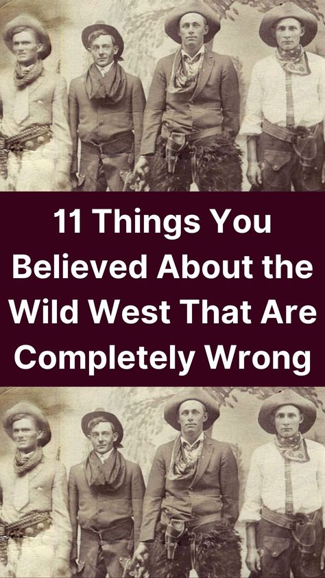 Most myths concerning the American West originated on the silver screen. Thanks to Hollywood, cowboys, Indians, gunfights, and outlaws paint a romanticized version of what really happened in the Old West.  Hollywood lied. Life in the Old West was vastly different from classic Spaghetti Westerns. Clean-cut cowboys portrayed by actors like John Wayne are a far cry from what cowboys were really like. Old West Photos Outlaws, Old Western Actors, Western Outlaw, Wild West Art, Wild West Era, Old West Outlaws, Wild West Outlaws, Famous Outlaws, Real Cowgirl