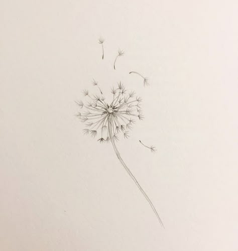 Mini Tattoos With Meaning, Dandelion Tattoo Small, Tattoo Dandelion, Dandelion Tattoos, Simple Tattoo With Meaning, Tatoo Dog, Dandelion Tattoo Design, Tattoo Placements, Dandelion Tattoo