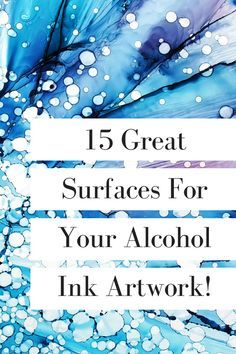 How To Paint With Alcohol Ink Tutorials, Alcohol Ink Project Ideas, Painting With Alcohol Inks Tutorials, Alcohol Ink Tutorials For Beginners, Ink And Alcohol Art, What Paper To Use For Alcohol Ink, Alcohol Ink Markers Art, Alcohol Ink Glass Diy, Cards Using Alcohol Inks