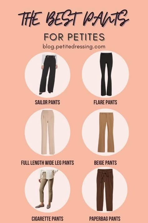 7 Best Pants for Petite Women You Should Get Now Pants Every Woman Should Own, Office Outfit For Petite Women, Jeans Every Girl Should Own, Pants For Winter For Women, Different Pants Styles For Women, Short Girl Work Outfits, Best Pants For Curvy Petite, Fashion Outfits Petite Women, Dress For Short Height Women