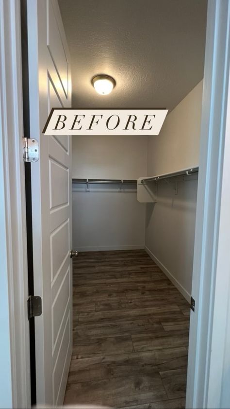 Renovating A Closet using Rev-A-Shelf - Build and Create Home Black Walk In Closet Luxury, Walk In Closet Turned Bedroom, 5 X 10 Walk In Closet Ideas, Lots Of Clothes Organization, Closet Evolution Ideas, Iron Closet Ideas, Before And After Closet Makeover, Simple Closet Ideas Small Spaces, Bathroom Closet Ideas Layout