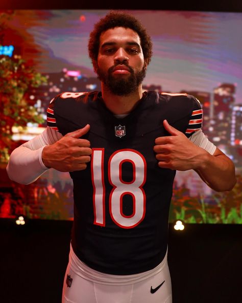 📣 Big News for Bears Fans! 🐻⬇️ Get ready to roar, Chicago! The new NFL season is almost here, and all eyes are on Caleb Williams as he gears up to lead the Bears to victory! 🏈🔥 After a stellar college career, Caleb is set to bring his electrifying talent to Soldier Field. His incredible arm, agility, and football IQ have us all believing that a new era of Bears football is about to begin. 🌟 This season, watch out for: • Jaw-dropping touchdown passes 🎯 • Unbelievable runs and escapes fro...