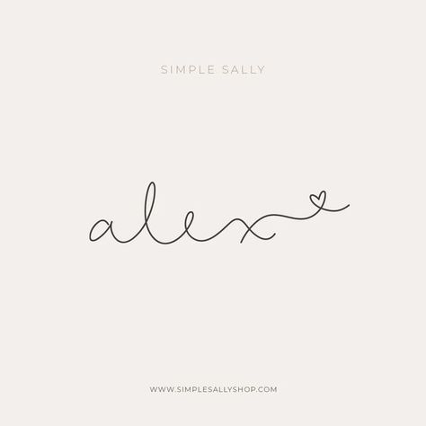 Name Alex Tattoo, Heart With Year Tattoo, Tattoo Name With Heart, Alex In Cursive, Alex Tattoo Name Design, Alex Wallpaper Name, Cursive Heart Tattoo, Name And Heart Tattoo, Subtle Name Tattoos