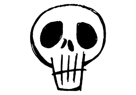 Easy Skull Drawings, Simple Skull, Photoshop Brushes Free, Canada Map, Skulls Drawing, Doodle Tattoo, Premiere Pro Cc, New Tools, Bleach Art