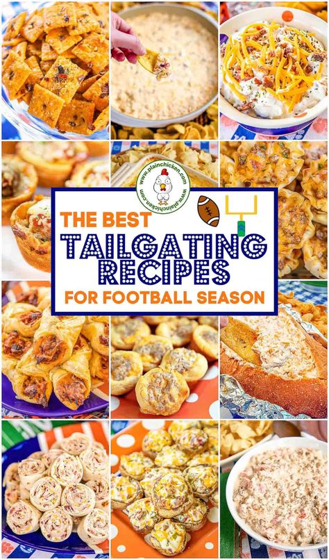 Tailgate Finger Food, Piccata Pasta, Stuffed Celery, Biscuit Bites, Zucchini Bars, Queso Chicken, Party Meatballs, Fajita Pasta, Swiss Chicken