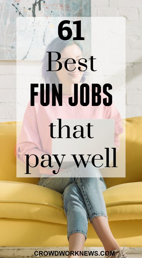 61 Most Fun Jobs That Pay Well in 2023 (Top Fun Careers) Fun Careers, Fun Jobs, List Of Careers, Job Inspiration, Unique Jobs, Good Paying Jobs, Jobs For Women, Creative Jobs, Creative Careers