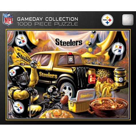 Pittsburgh Steelers Wallpaper, Pittsburgh Steelers Logo, Pittsburgh Steelers Football, Nfl Chicago Bears, Steelers Football, Nfl Games, 1000 Piece Puzzle, Our Environment, 1000 Piece Jigsaw Puzzles