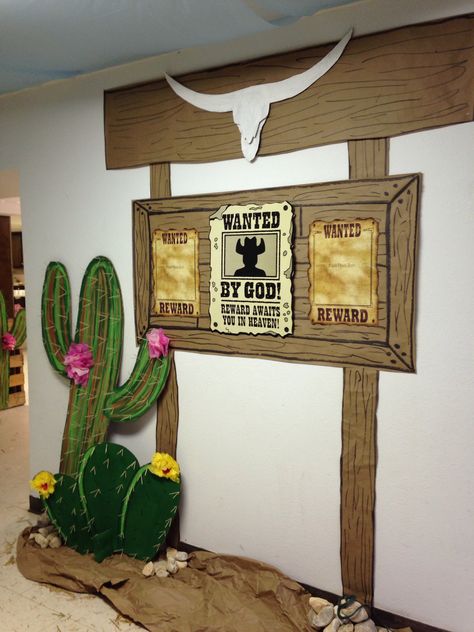 Cross Canyon Trail VBS (Without the Wanted Poster Cowboy Theme Party, Wild West Theme, Fest Temaer, Wild West Party, Western Dance, Western Birthday Party, Country Party, Cowboy Birthday Party, Vbs Themes