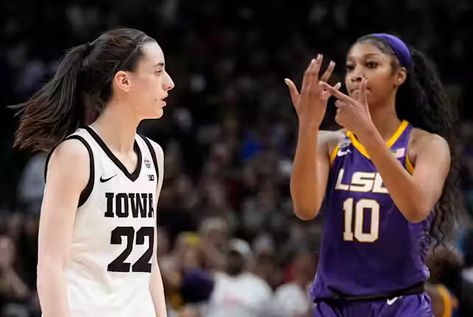 NCAA basketball championship: Criticism of Angel Reese reveals the unfair standards imposed on Black women in sport College Basketball Game, Angel Reese, Basketball Championship, Basketball History, Louisiana State University, Ncaa Basketball, Championship Game, Basketball Teams, Track And Field