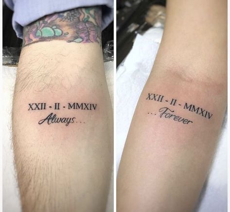 Couple Wrist Tattoos, Marriage Tattoos, Couple Matching Tattoo, Cute Couple Tattoos, Couple Tattoos Unique, Couples Tattoo Designs, Muster Tattoos, Парные Тату, Matching Couple Tattoos