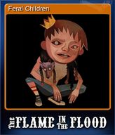 the flame in the flood card features an image of a boy with a crown on his head