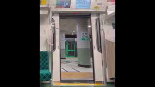 東京メトロ南北線9000系8両増結車ドア開閉#南北線