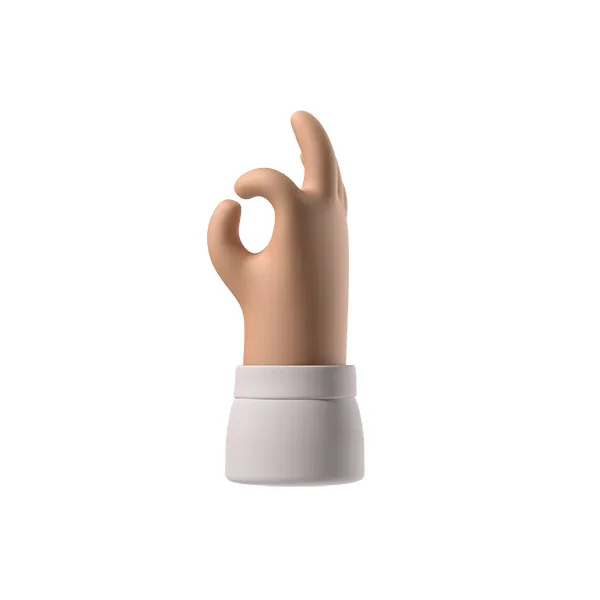 3D hand in classy style