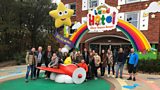 The Children’s team outside CBeebies Land Hotel.