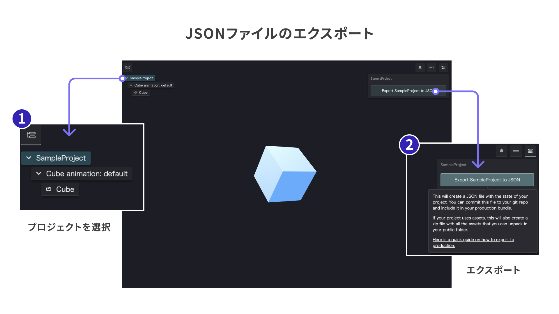 Theatre.jsからエクスポート