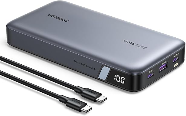 UGREEN 25000mAh 145W 大容量急速充電モバイルバッテリー