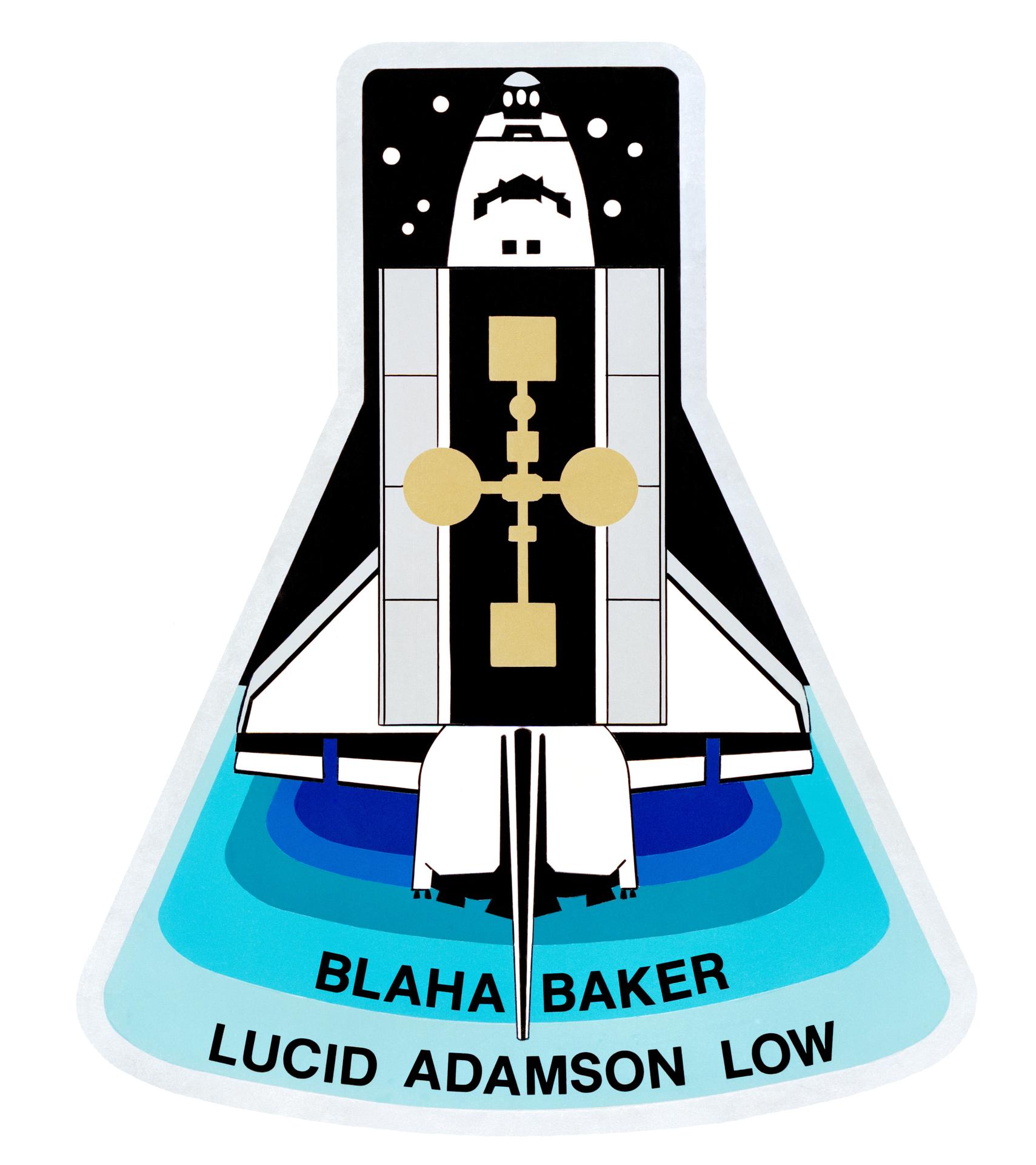 STS-43 Atlantis, Orbiter Vehicle (OV) 104, crew insignia