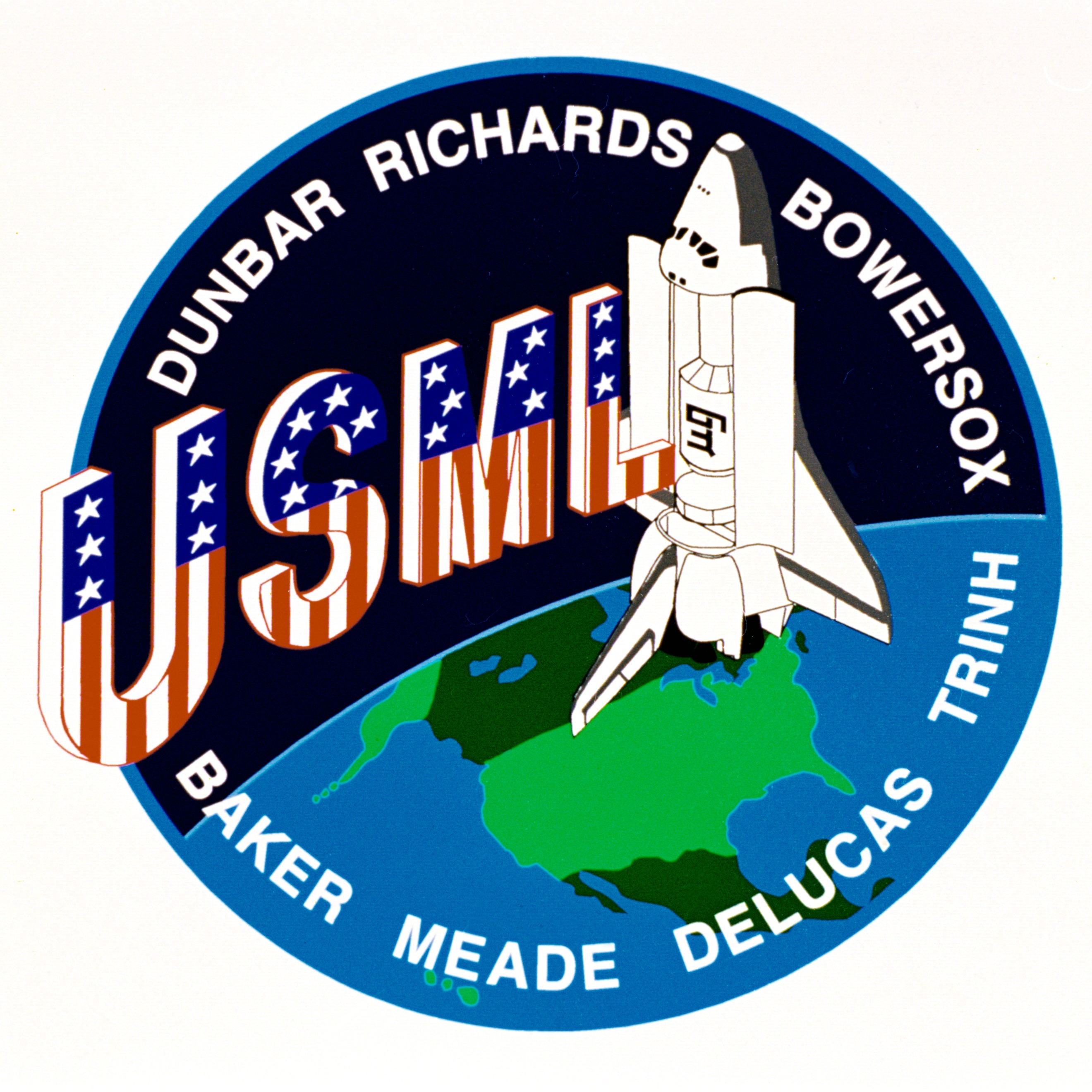 STS-50 Columbia, Orbiter Vehicle (OV) 102, crew insignia