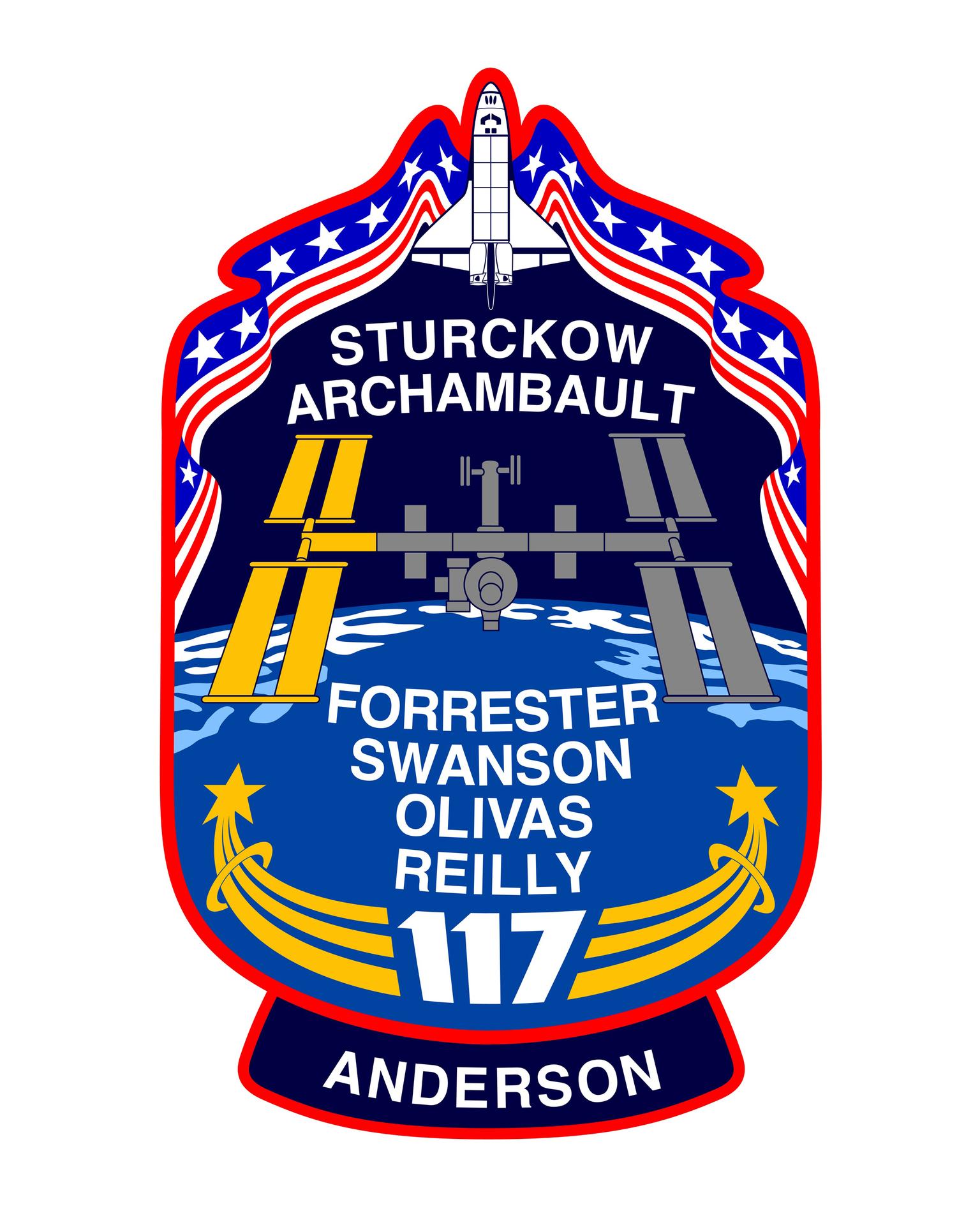 STS-117 crew patch