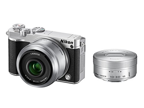 Nikon ミラーレス一眼 Nikon1 J5 ダブルレンズキット シルバー J5WLKSL