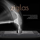 【日本正規代理店品】ziglas　強化ガラス 液晶保護フィルム iPhone5,5C,5S用強化保護フィルム ガラスフィルム 衝撃吸収 硬度9H 液晶保護シール 気泡ゼロ カッターでも傷つかない