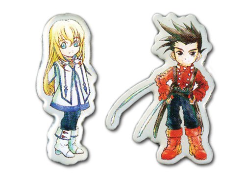 テイルズ オブ シンフォニア SDロイド＆コレット ピンズ ピンバッジ 2.5cm メタル製 TALES OF SYMPHONIA TOS 並行輸入品