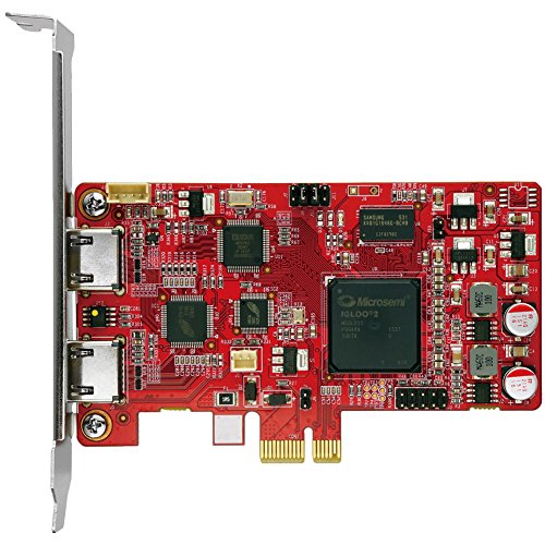 エアリア Ragno GRABBER2  PCI Express x1接続 1080p 60fps H264 録画可能 バイパス出力対応ロープロファイルブラケット付属 SD-PEHDM-P2