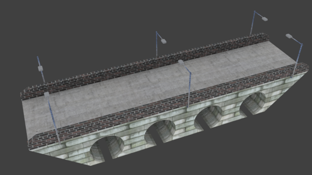 Puente moderno royalty-free modelo 3d - Preview no. 6