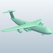 CargoPlaneLargeSizeUSA v1 3d model