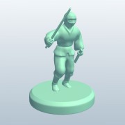 Ninja WarriorShort Sword v1 3d model