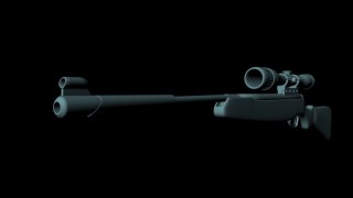 Air Rifle 3d model