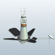 Space Beacon v1 modelo 3d